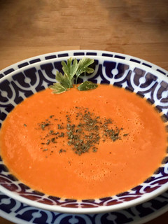 Una foto de Crema de tomate especial