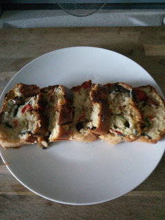 Foto di Plum cake salato con verdure
