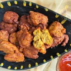 A picture of Pumpkin pakoda.