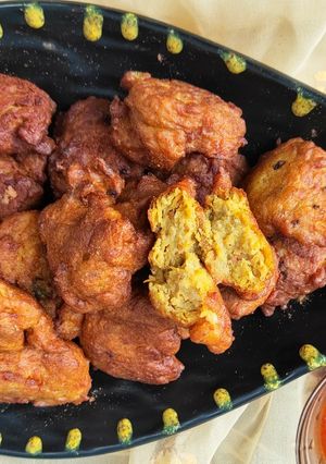 A picture of Pumpkin pakoda.