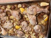 A picture of honey garlic chicken