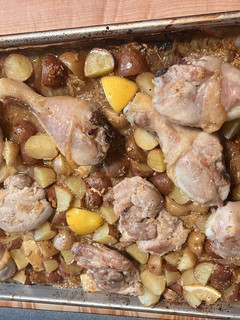 A picture of Honey Lemon Garlic Chicken.