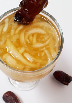 Foto resep Es blewah dengan sirup kurma