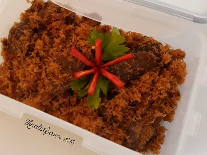 Ternyata begini loh! Resep membuat Dendeng Ragi resep Ibu 😊😊 dijamin gurih