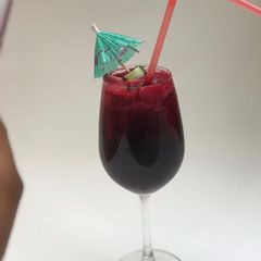 A picture of Fruity zobo.