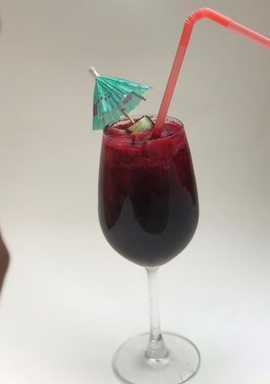 A picture of Fruity zobo.