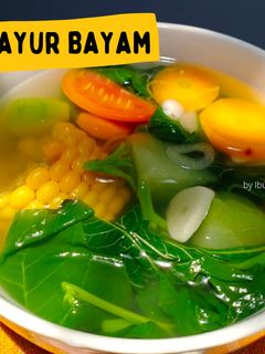 Foto resep Sayur bayam bening