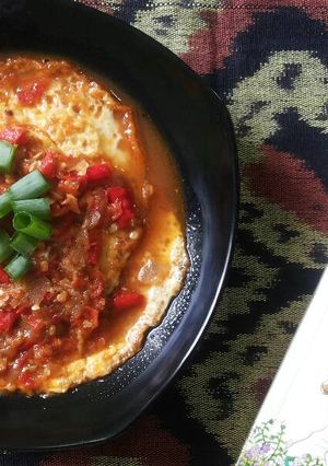 Foto resep Telur ceplok sambal balado