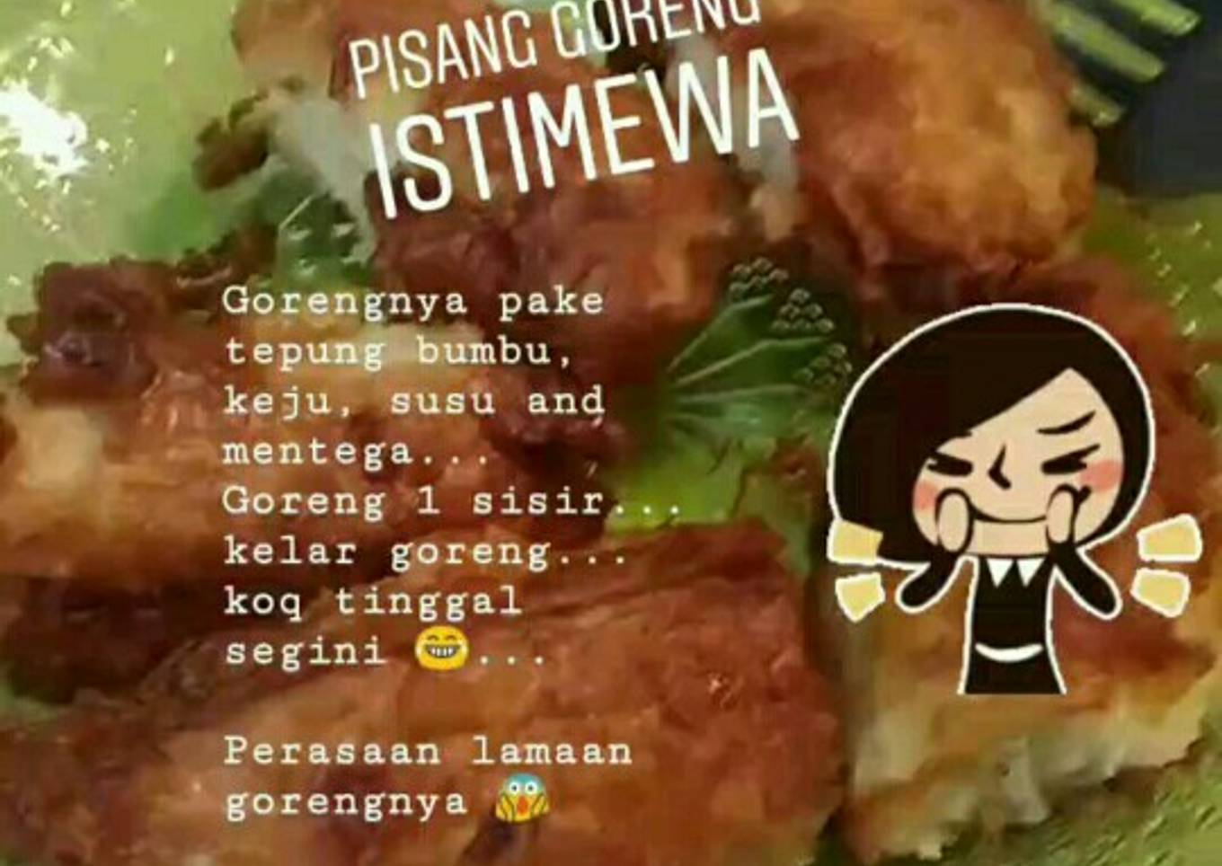 037. Pisang goreng istimewa