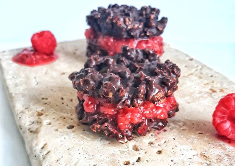 🍿Galletas de palomitas con chocolate rellenas de mermelada🍿