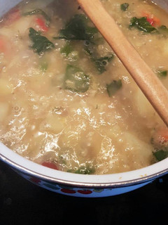 Una foto de Sopa de quinoa