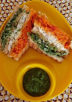 A picture of Tiranga Sandwich.