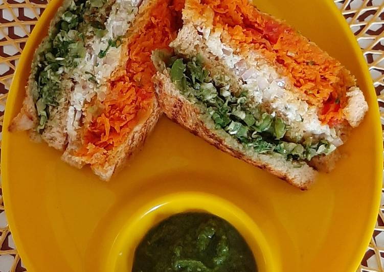 Step-by-Step Guide to Cook Speedy Tiranga Sandwich