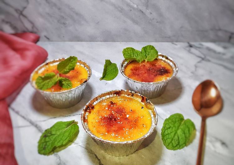 Resep masakan Creme Brulee | Langkah Membuat Creme Brulee Yang Paling Enak