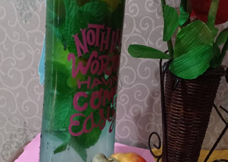 Cara Vegan AppetizingInfused Water JeKuMint