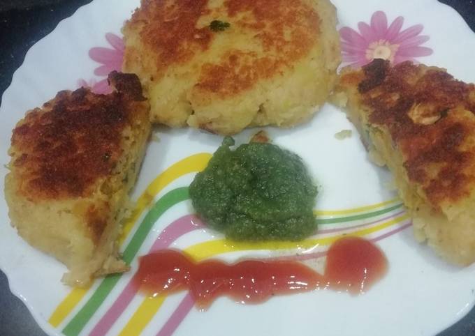 Chana Dal Stuffed Tikki