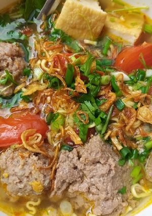 Hình của món Riêu cua.