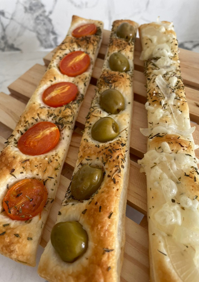 Una foto de Aperitivo de hojaldre