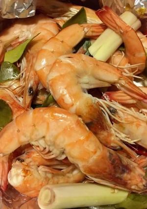 รูปของ กุ้งต้มยำนึ่งสมุนไพร