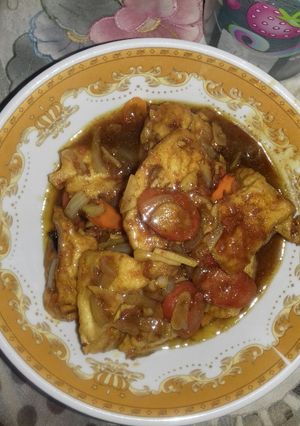Foto resep Tahu,sosis masak kecap