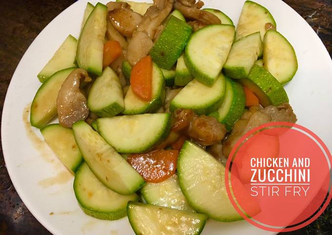 Chicken and Zucchini Stir Fry