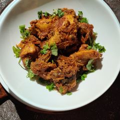 Andhra chicken A picture of Andhra chicken.