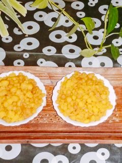 मीठी बूंदी (Meethi boondi recipe in hindi) रेसिपी मुख्य फोटो