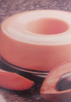 Una foto de Gelatina de mamey