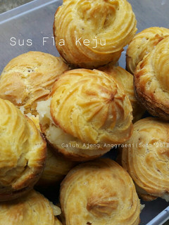 Foto resep Kue sus (soes) fla keju simple