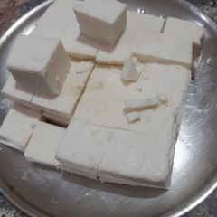 A picture of Homemade paneer.