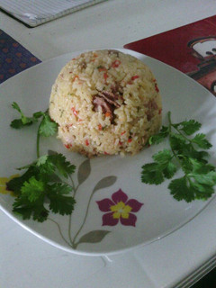 Una foto de Arroz con pollo al coco!!