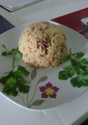 Una foto de Arroz con pollo al coco!!