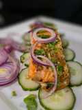 Honey Soy Garlic Glazed Salmon