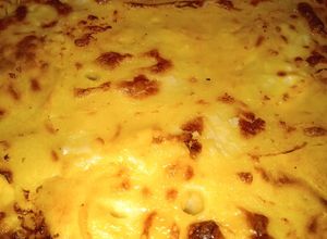 Una foto de Sopa paraguaya con sémola