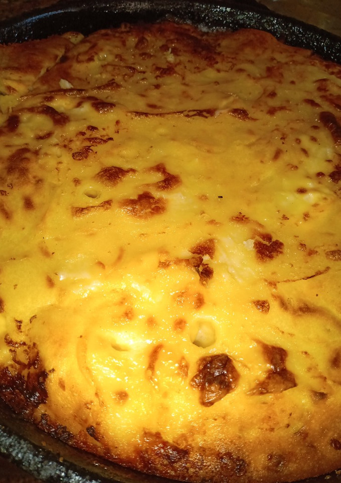 Una foto de Sopa paraguaya con sémola