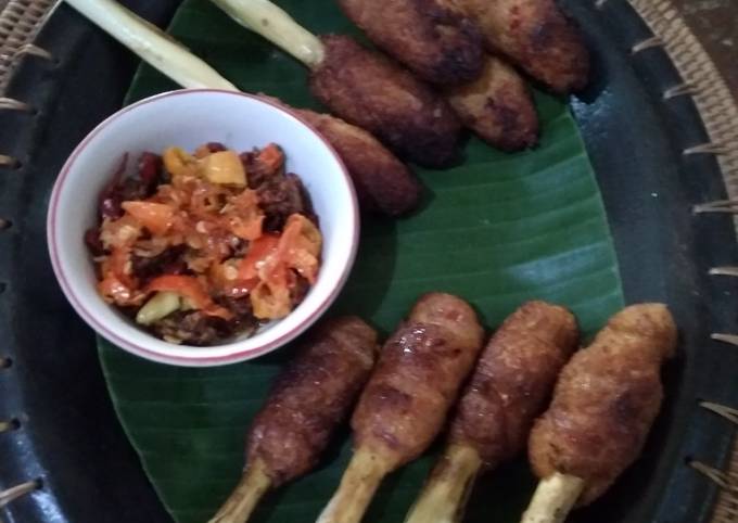 Sate lilit ayam(bakar, goreng)