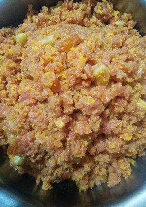 A picture of Gazar ka halwa.