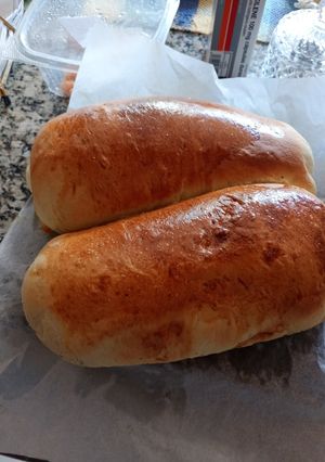 Una foto de Pan en la freidora de aire