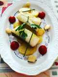 Filetes de bacalao confitado con base de patata panadera