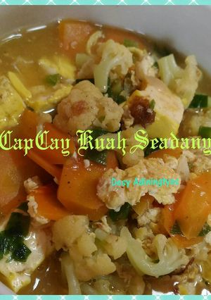 Foto resep CapCay Kuah Seadanya (No.Pedas & No.Repot)