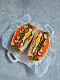 Foto resep Wanpaku Sandwich | わんぱくサンド