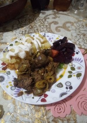 صورة لوصفة زوائد الدجاج بالصوص زيتون
