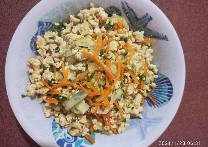 Resep Orak arik tahu simple yang Lezat