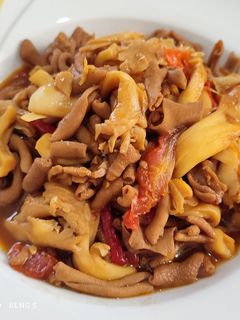 Foto resep Tumis Jamur Usus Masak Kecap