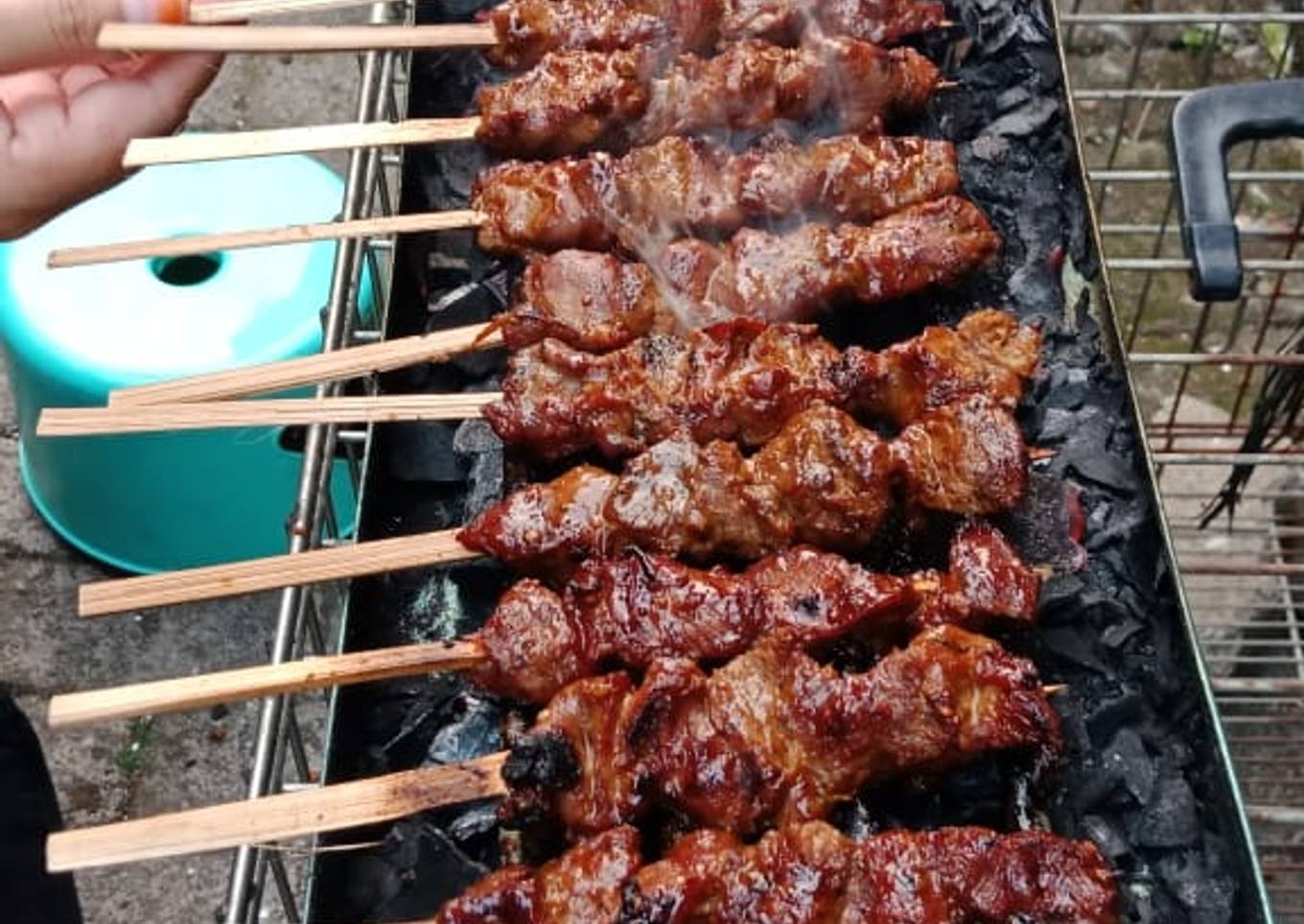 Sate kambing muda