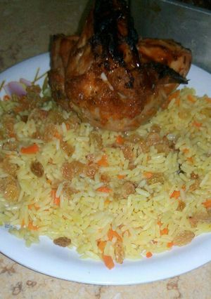 صورة لوصفة طريقه عمل الارز البسمتي