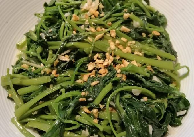 Recipe of Tasty Water Spinach w/Preserved Chilli Tofu