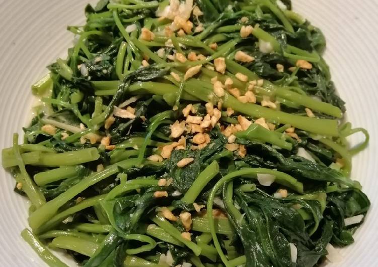 Easiest Way to Prepare Any-night-of-the-week Water Spinach w/Preserved Chilli Tofu