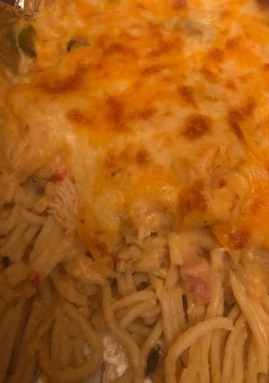 A picture of Chicken Spaghetti!! 🐣.