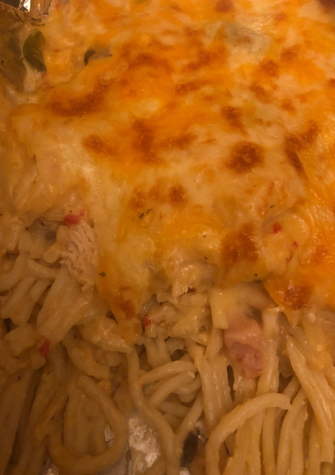 A picture of Chicken Spaghetti!! 🐣.